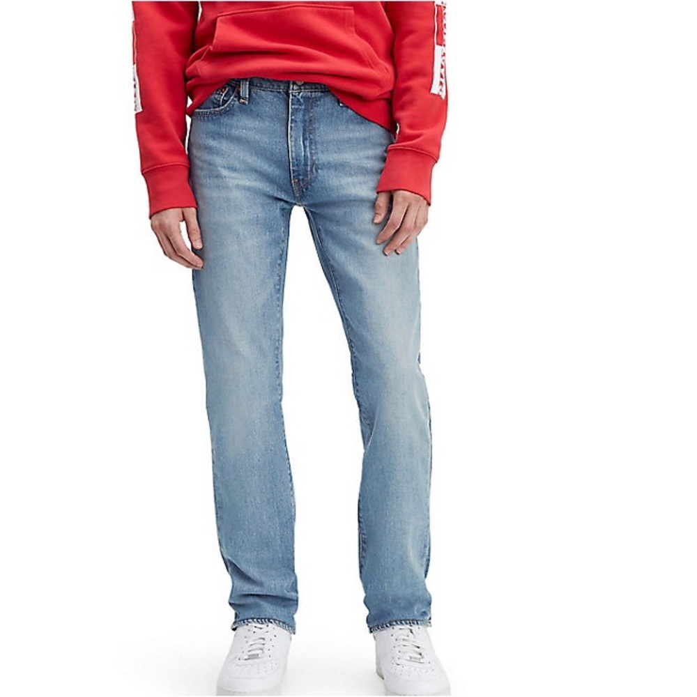 Levi's Men 513 Slim Straight Fit Jeans 31x30 Stretch Light Wash